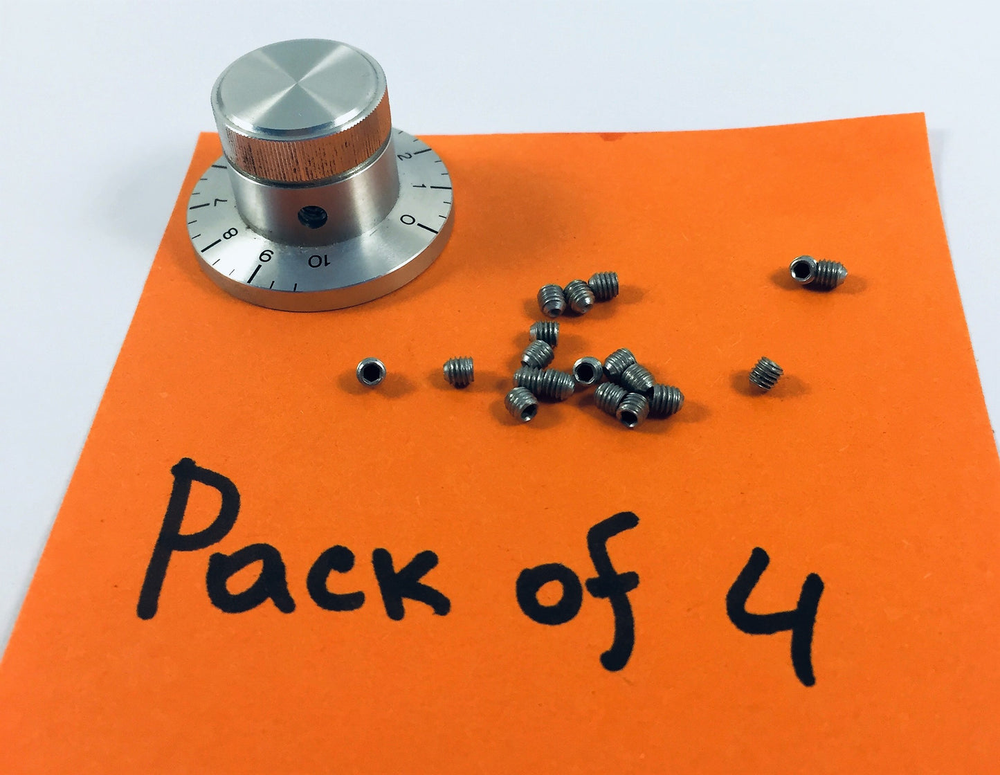 Tascam 112 122 and others set scew for silver Knob pack of 4