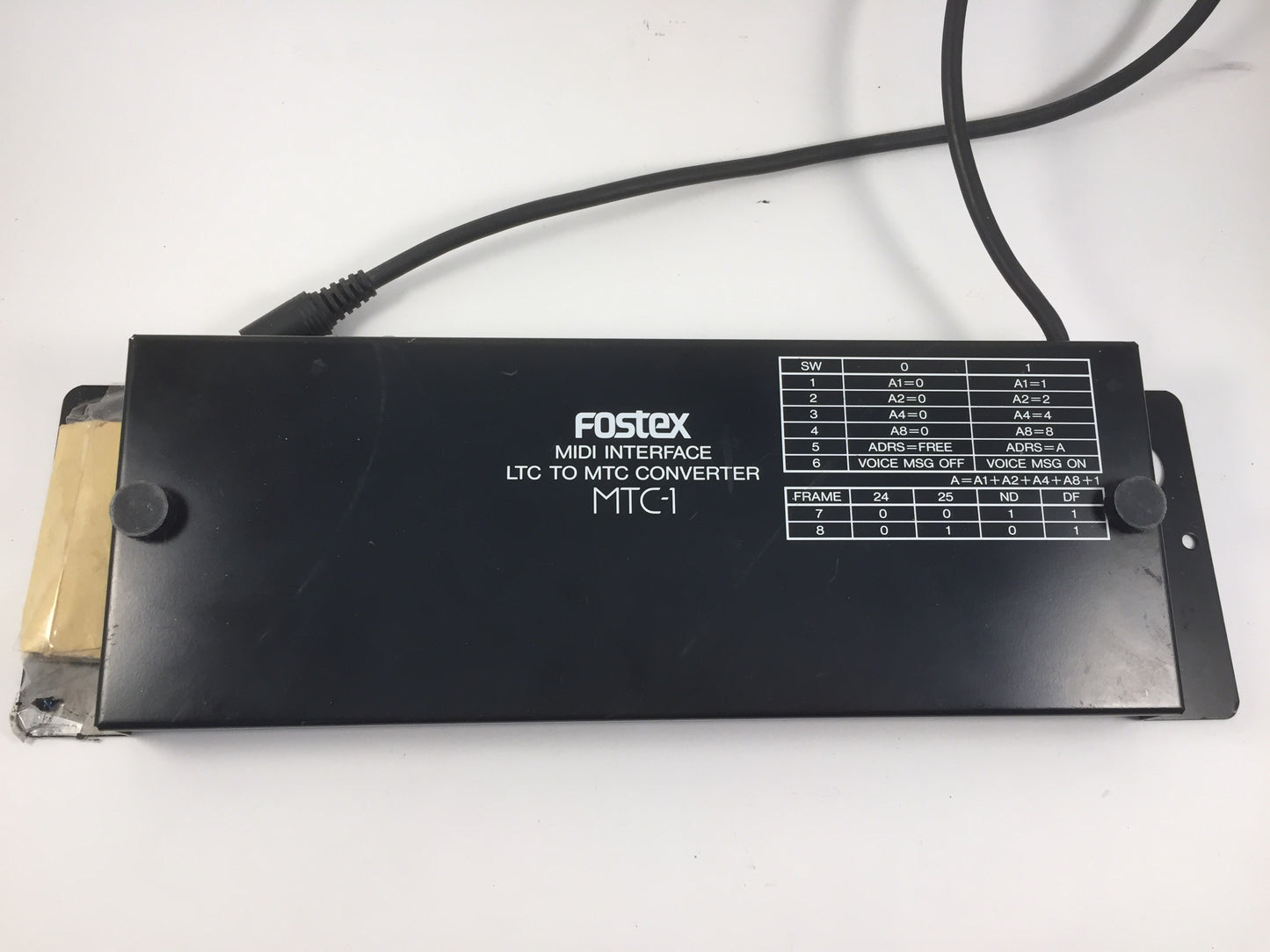 MTC-1 Fostex MIDI interface LTC to MTC converter