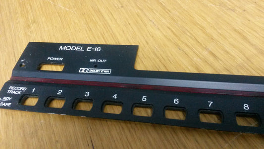 Fostex E16 front track arming panel Led Panel