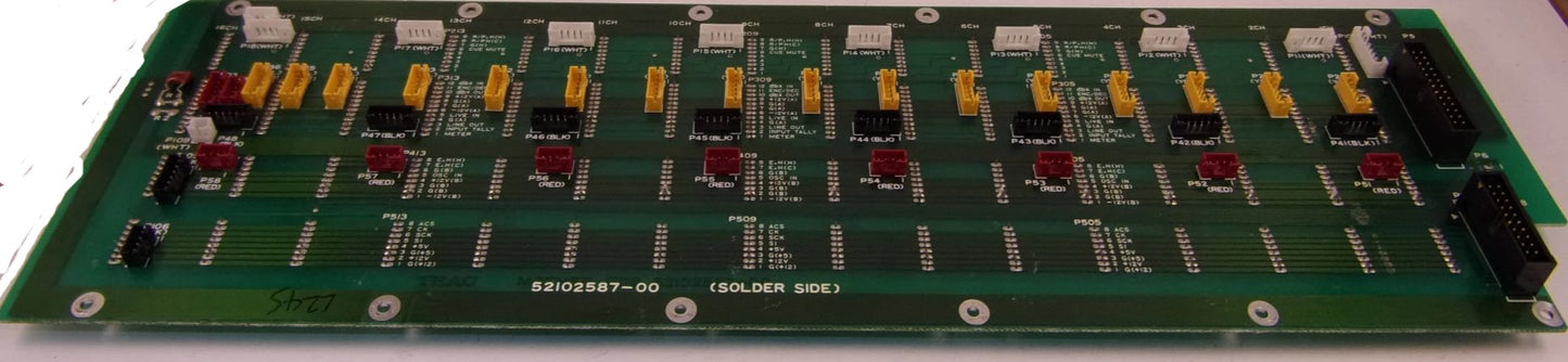 Tascam MSR-16 mother pcb 52102587-00