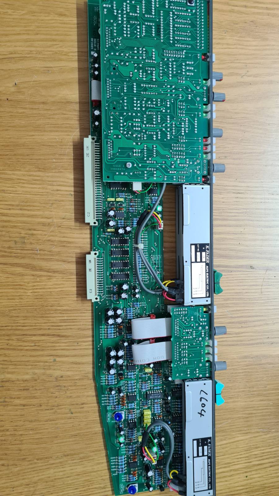 Soundcraft SM-20 complete group channel RS 2032 WITH PCB SC3905 ISS 6 iss5