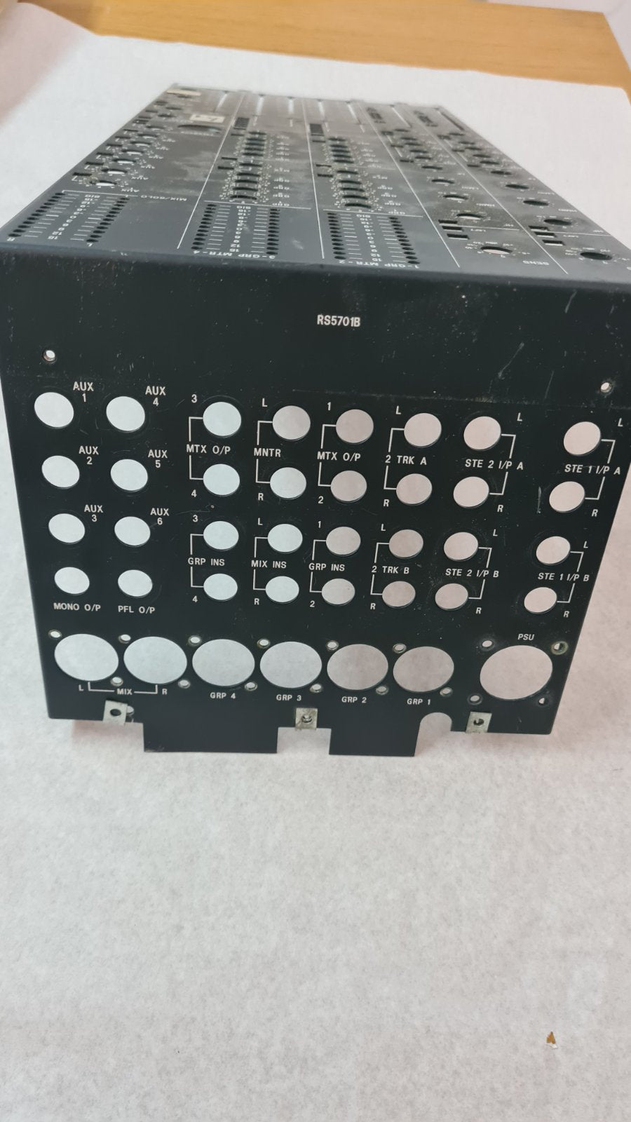 Soundcraft K1 meter panel metalwork