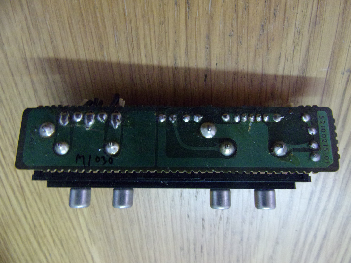 Tascam 122b 4 way phono pcb and panel 52100215-01