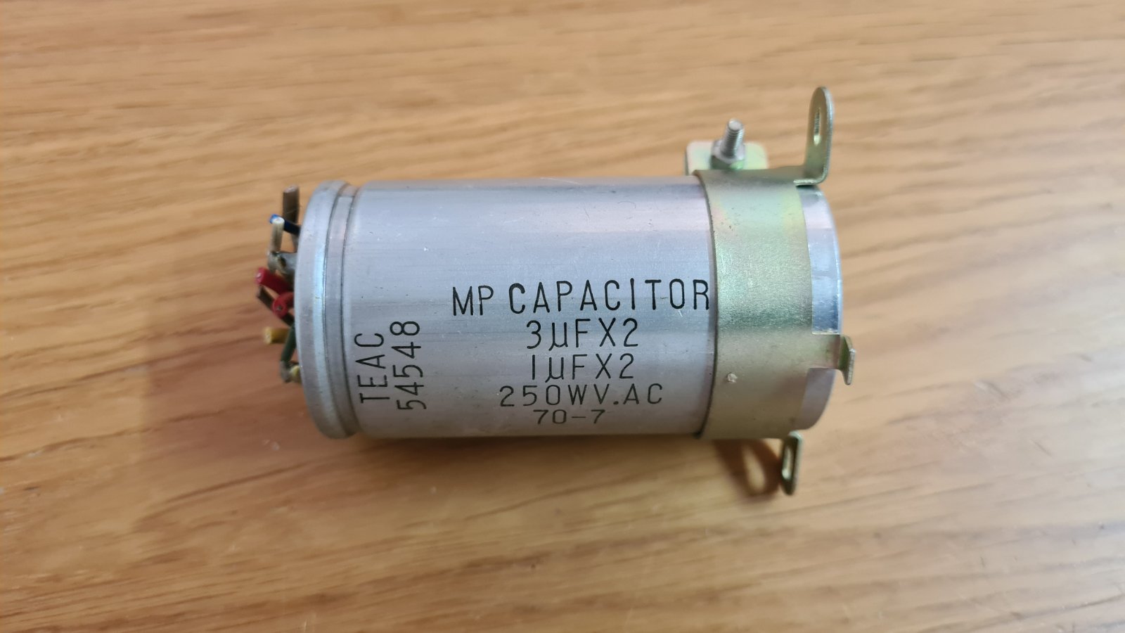 Teac A-4010S motor capacitor 2x3uf 2x 1uF – Tascam Ninja