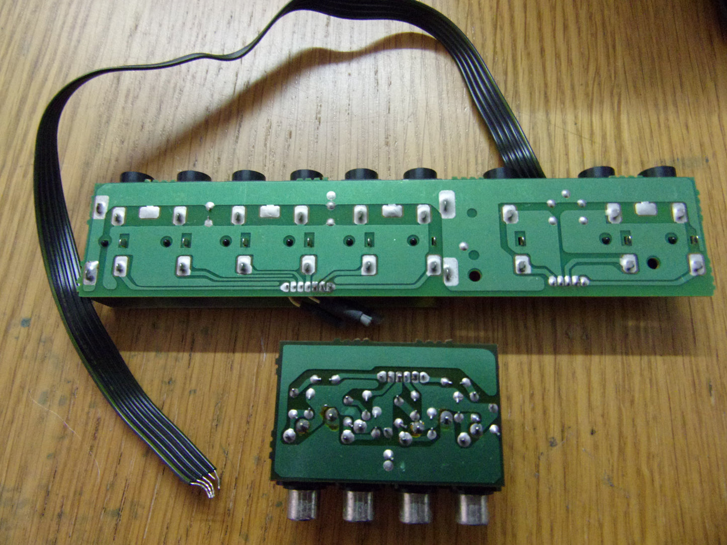 Tascam M-1016 subin and send-j connector pcb
