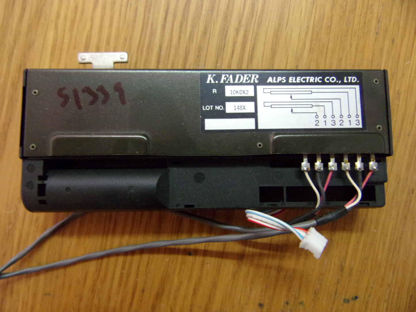 Tascam M-3700 K.fader alps Stereo 10k dual with motor