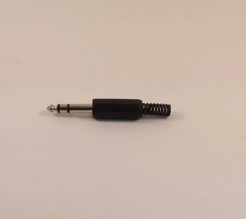 Standard plastic stereo 1/4 inch plugs