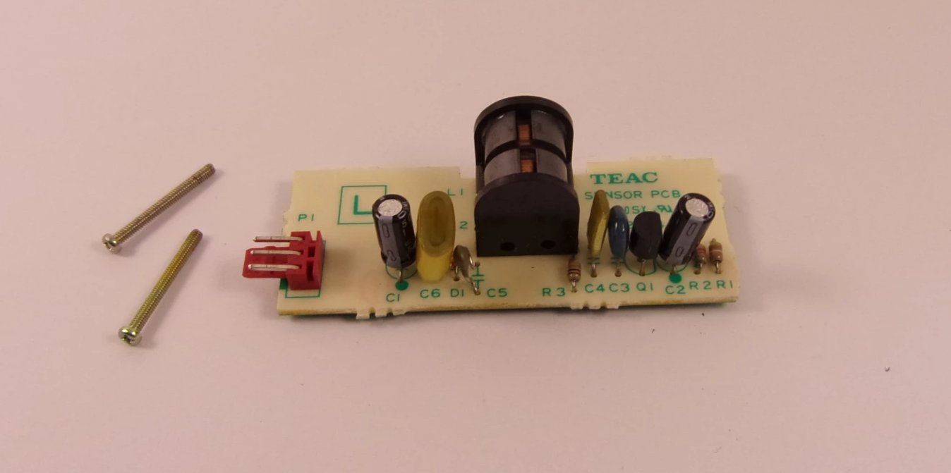 TASCAM MSR-16 LEFT REEL SENSOR pcb 52102584-00