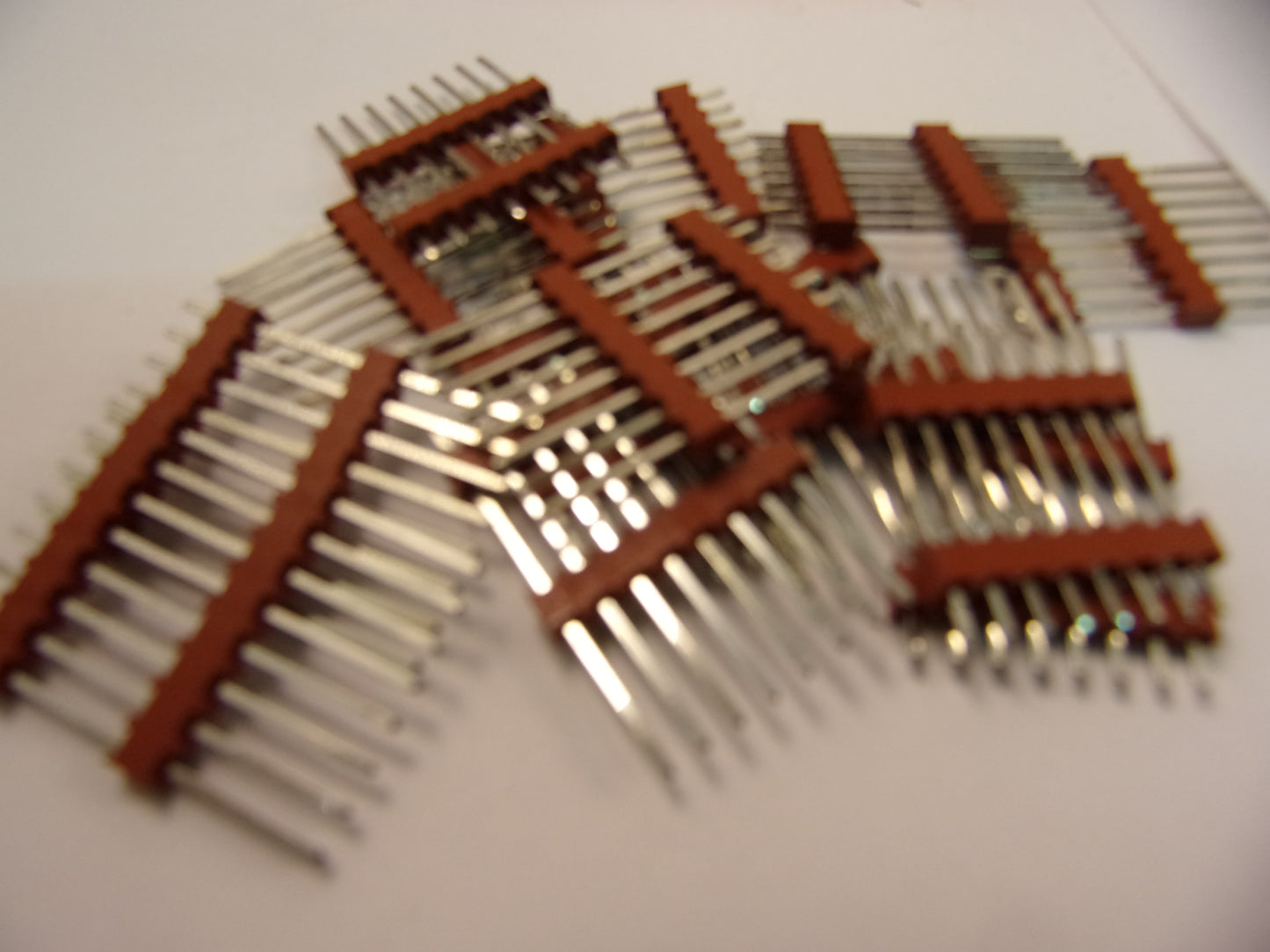 2.54mm 0.1 inch 8 way brown 30mm stacker extender header