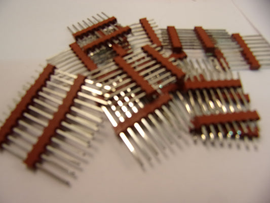 2.54mm 0.1 inch  8 way brown 30mm stacker extender header