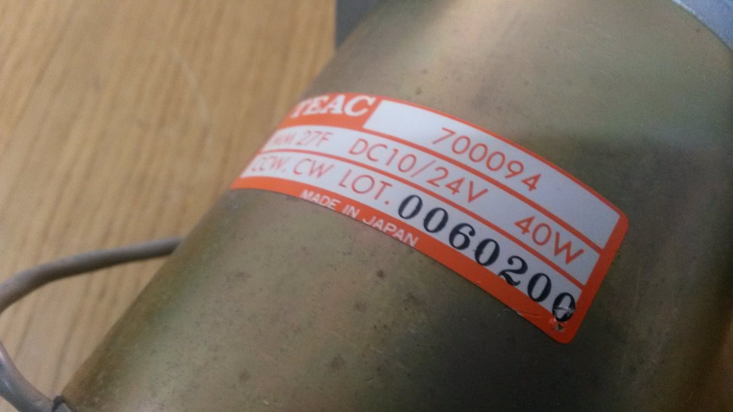 Teac Tascam MSR24 motor 700094 MM27F 24 Volt