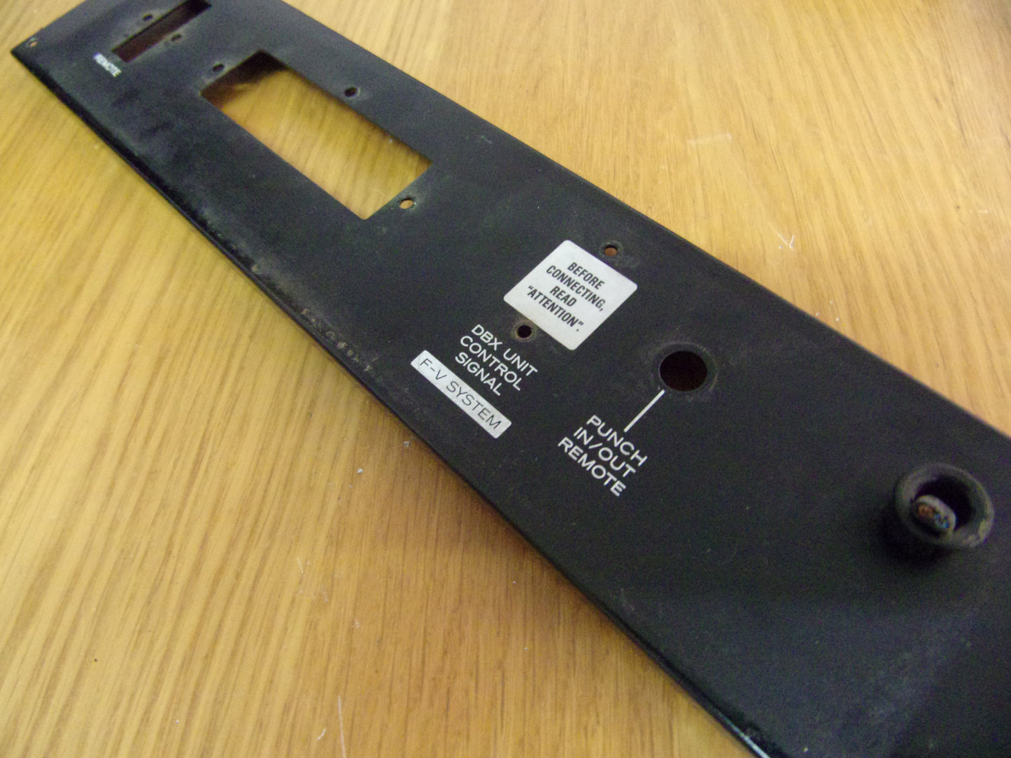 Tascam 32-2 dbx rear panel