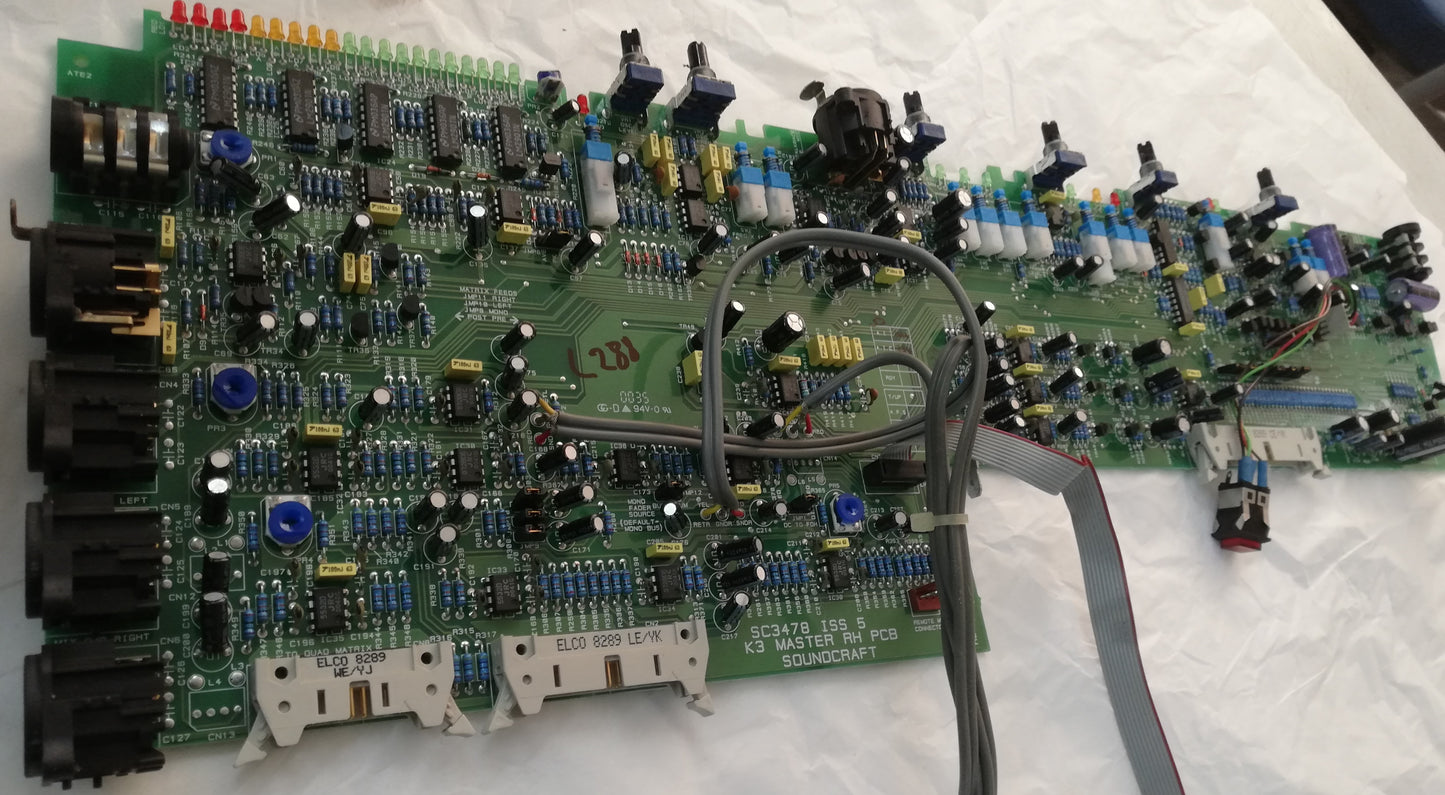 Soundcraft K3 SC3478 Iss 5 Master RH pcb