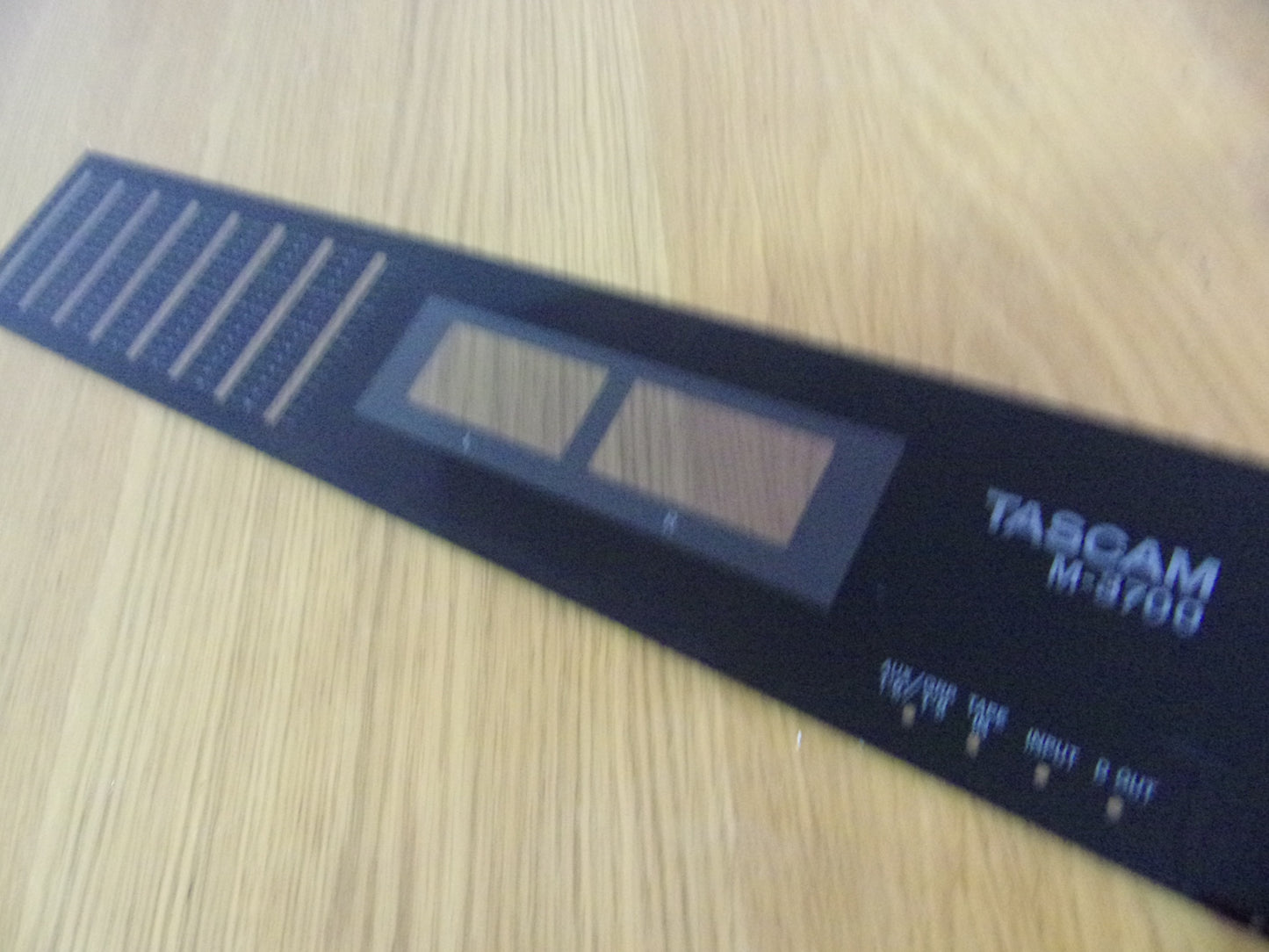 TASCAM 3700 Plastic panel Small VU end