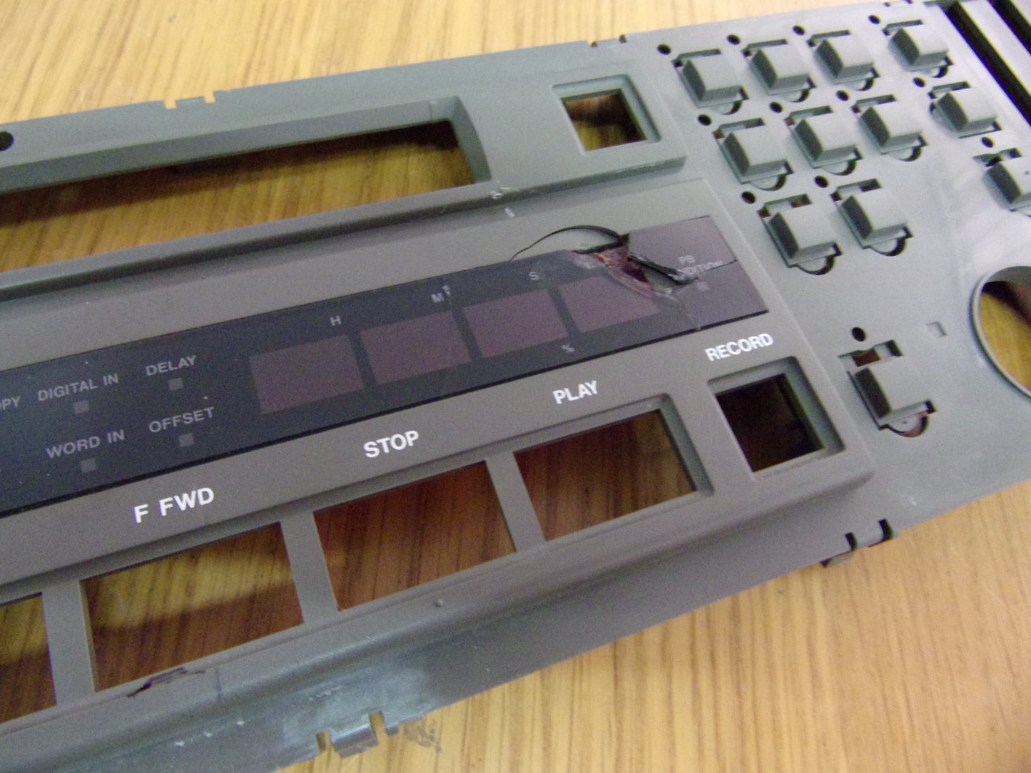 Tascam DA-38 broken internal panel