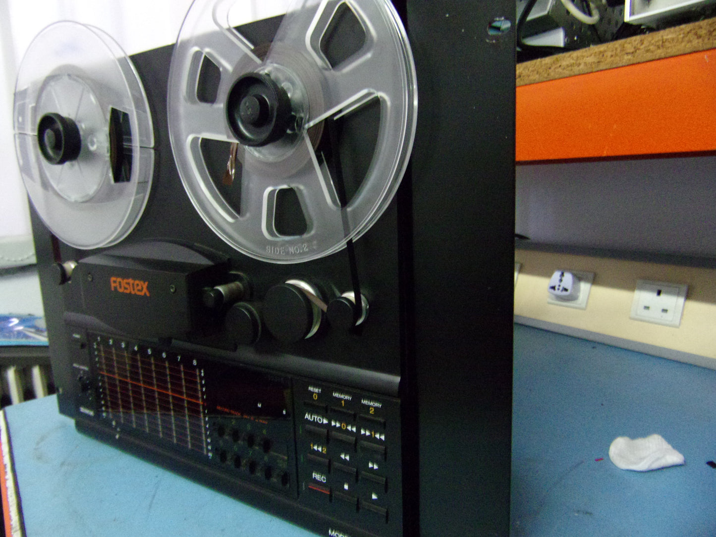 Various Tascam TEAC Fostex Rack Ears Rails black (pair) R8 38 22-2 X-300 X-7 X-3 A-2 A-4 A-8, Model 80 A-3440 A-3440S TSR-8