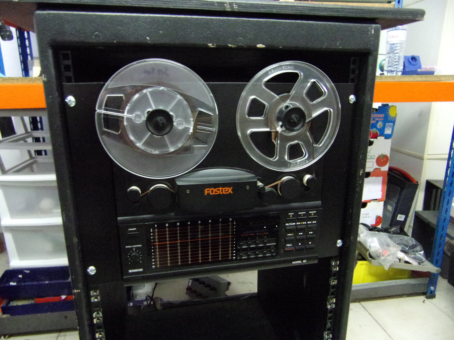 Various Tascam TEAC Fostex Rack Ears Rails black (pair) R8 38 22-2 X-300 X-7 X-3 A-2 A-4 A-8, Model 80 A-3440 A-3440S TSR-8
