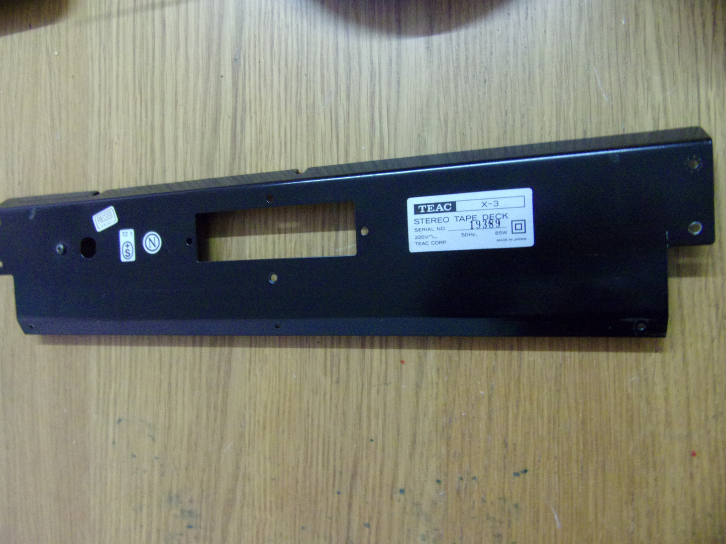 Teac X-3 back phono panel