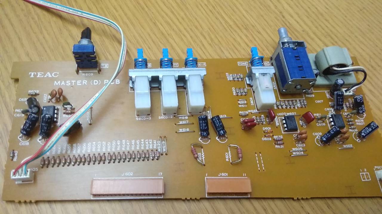 TASCAM TEAC M-3500 M-3700 Master D PCB 52103007-01