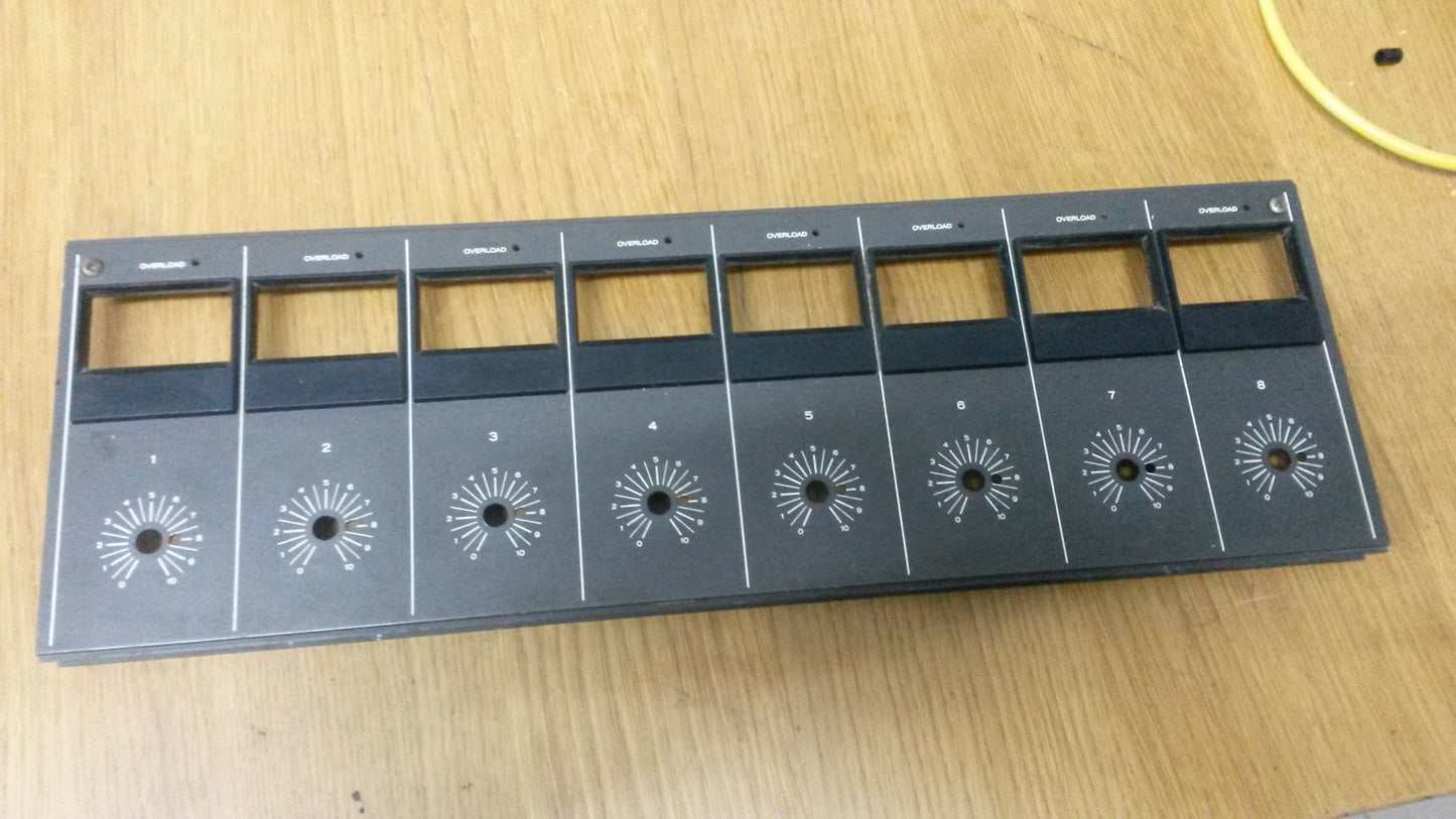 Teac 80-8 VU meter front panel