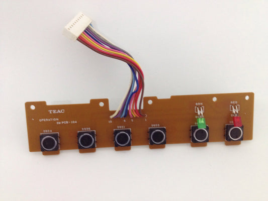Tascam 38 switch sw PCB-104  5210073600