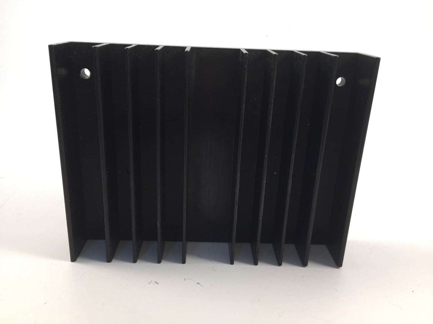 Black anodised heatsink 102x77x21mm
