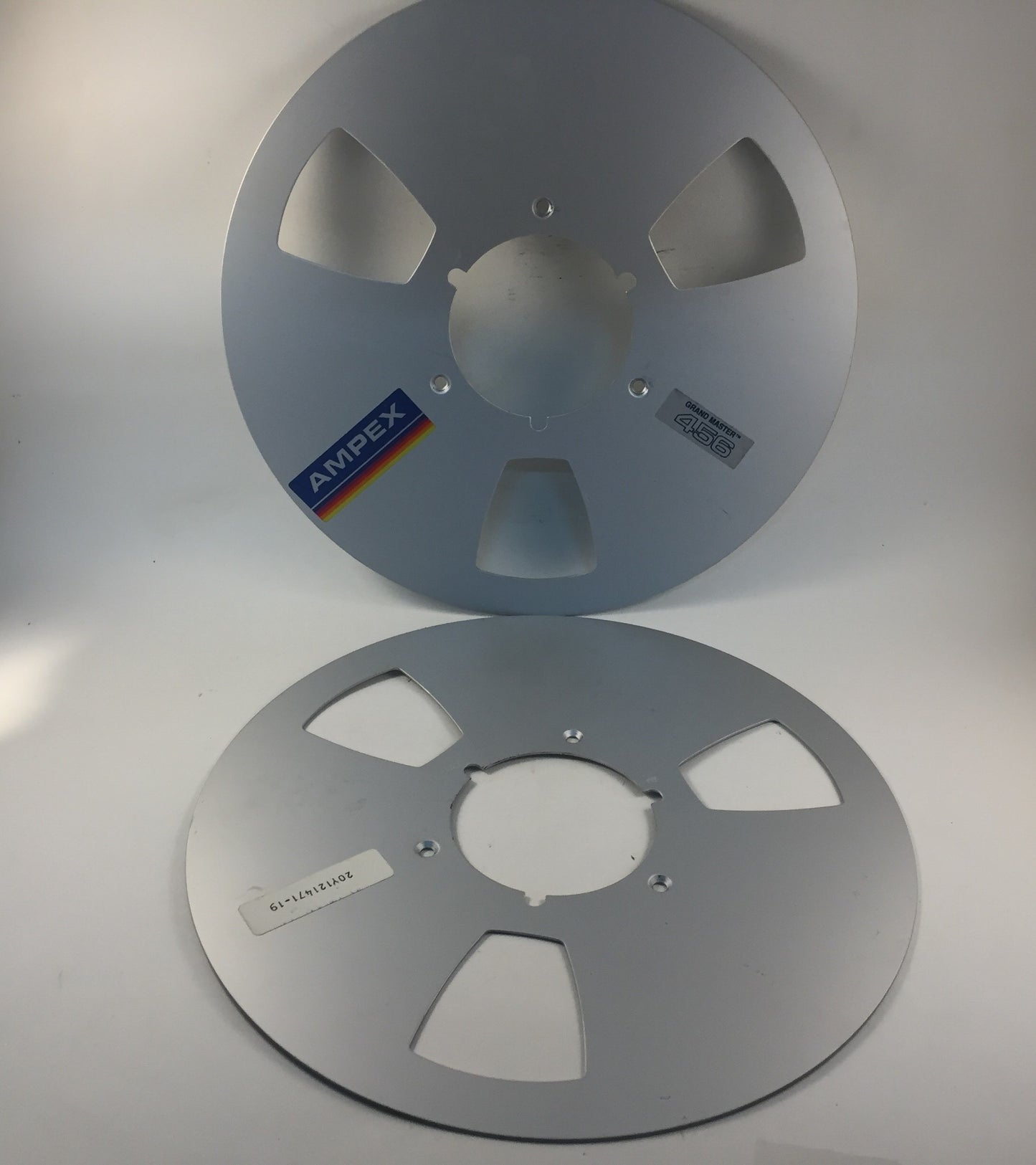 Reel To Reel Tape Metal Tape Reel Nab Wall Art Decoration (just plates) pack of 2