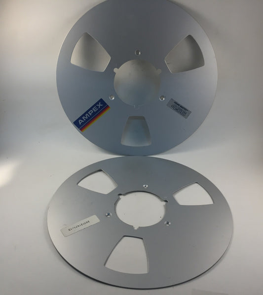 Reel To Reel Tape Metal Tape Reel Nab Wall Art Decoration (just plates) pack of 2