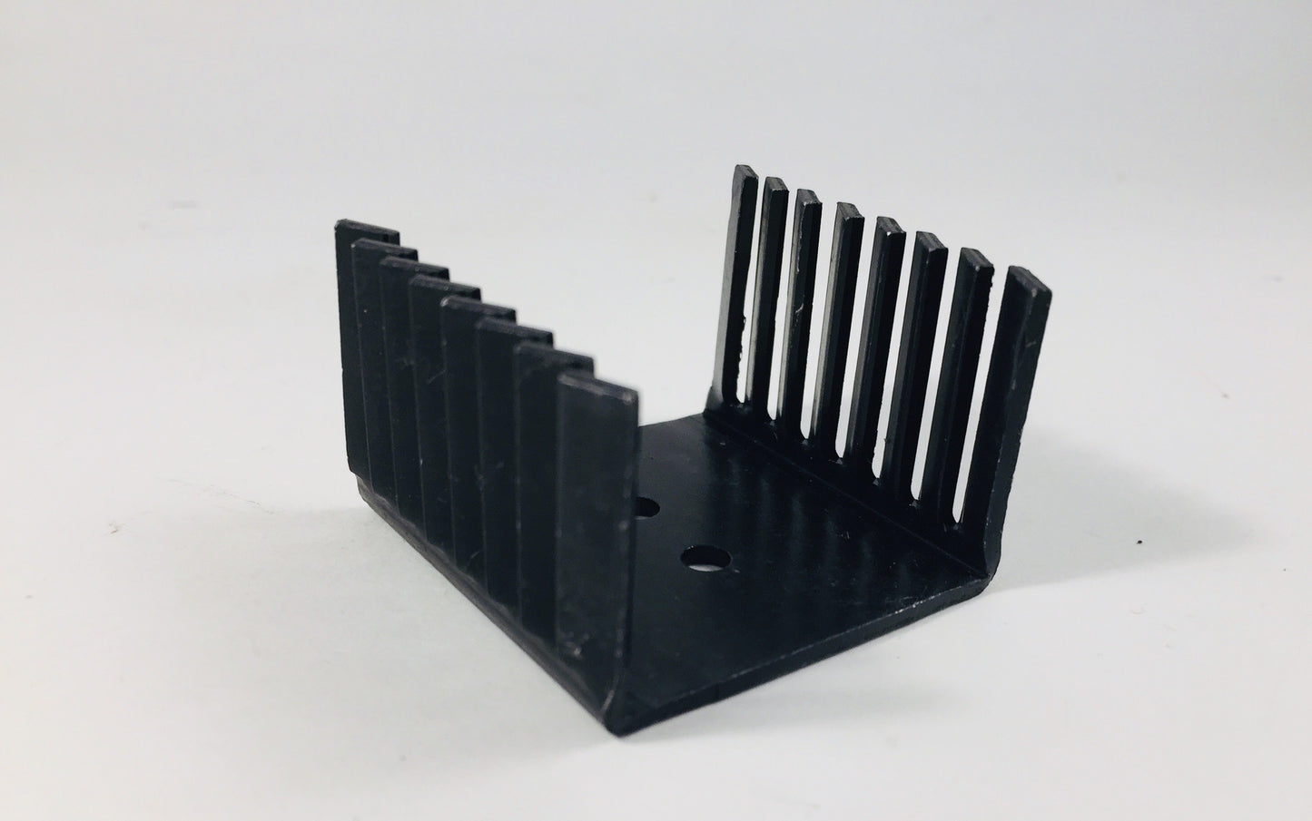 Dual T0220 TO220 heatsinks black pack of 5