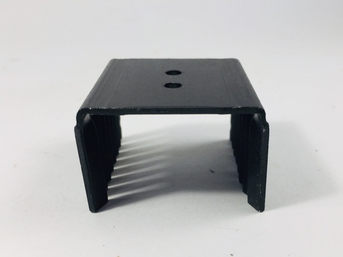 Dual T0220 TO220 heatsinks black pack of 5