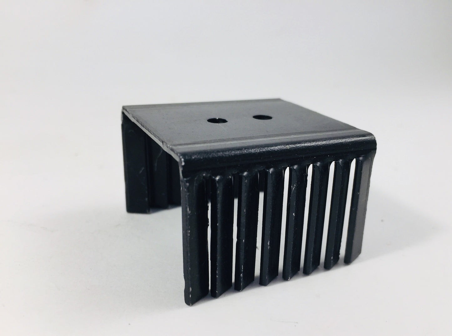 Dual T0220 TO220 heatsinks black pack of 5