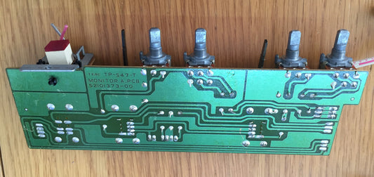 Tascam M-520 monitor pcb a 52101373-00 2 switch