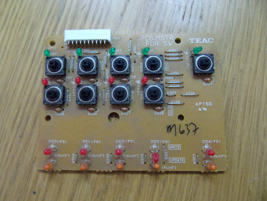Tascam TM-D8000 PCB MSTR FDR E900561-00A