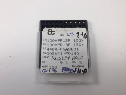 Copy of ATC 100A9R1BP 9.1PF 150X Porcelin RF Capacitor pac of 2