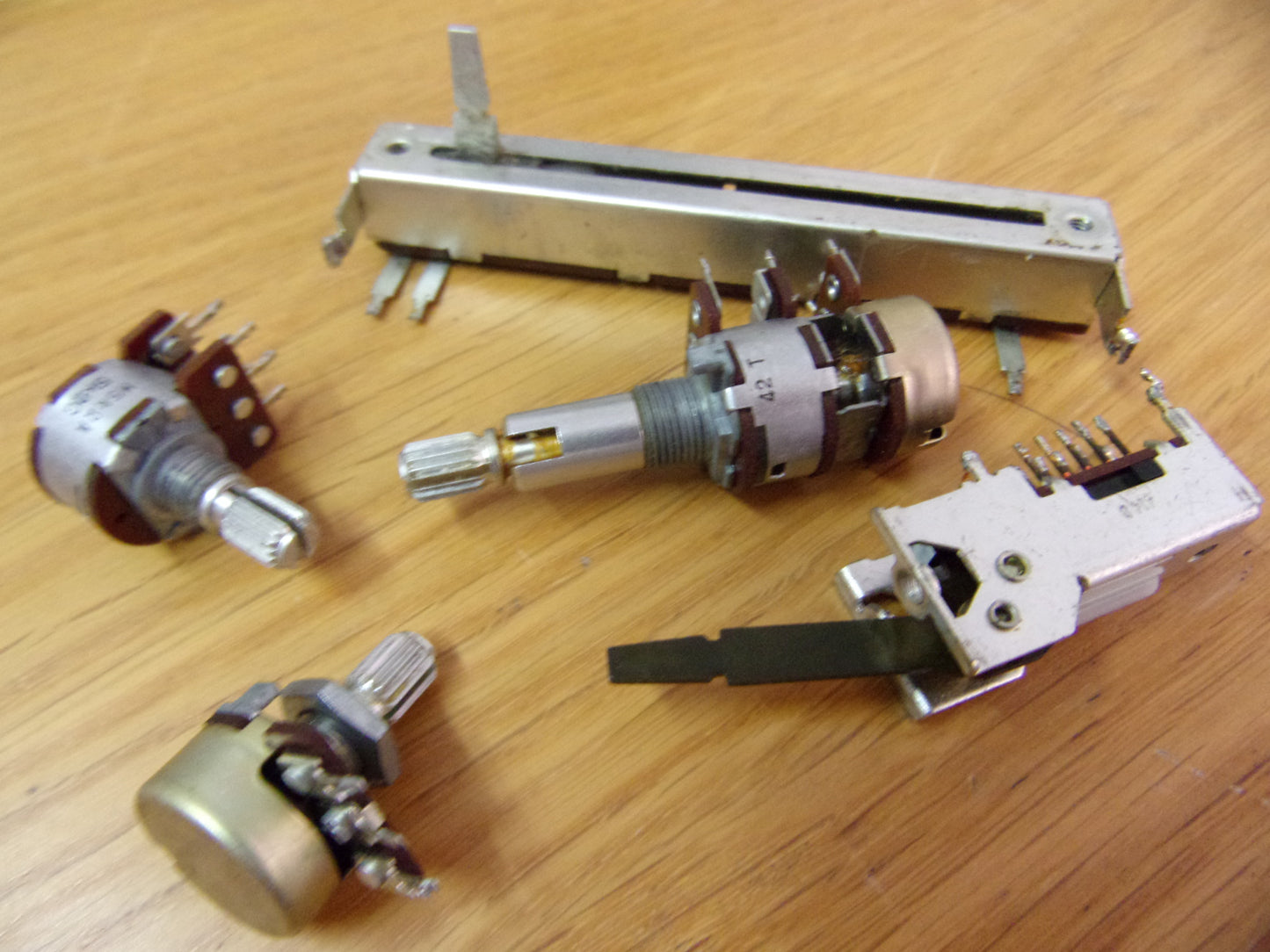 Tascam 144 244 246 Volume Controls Pots switches etc