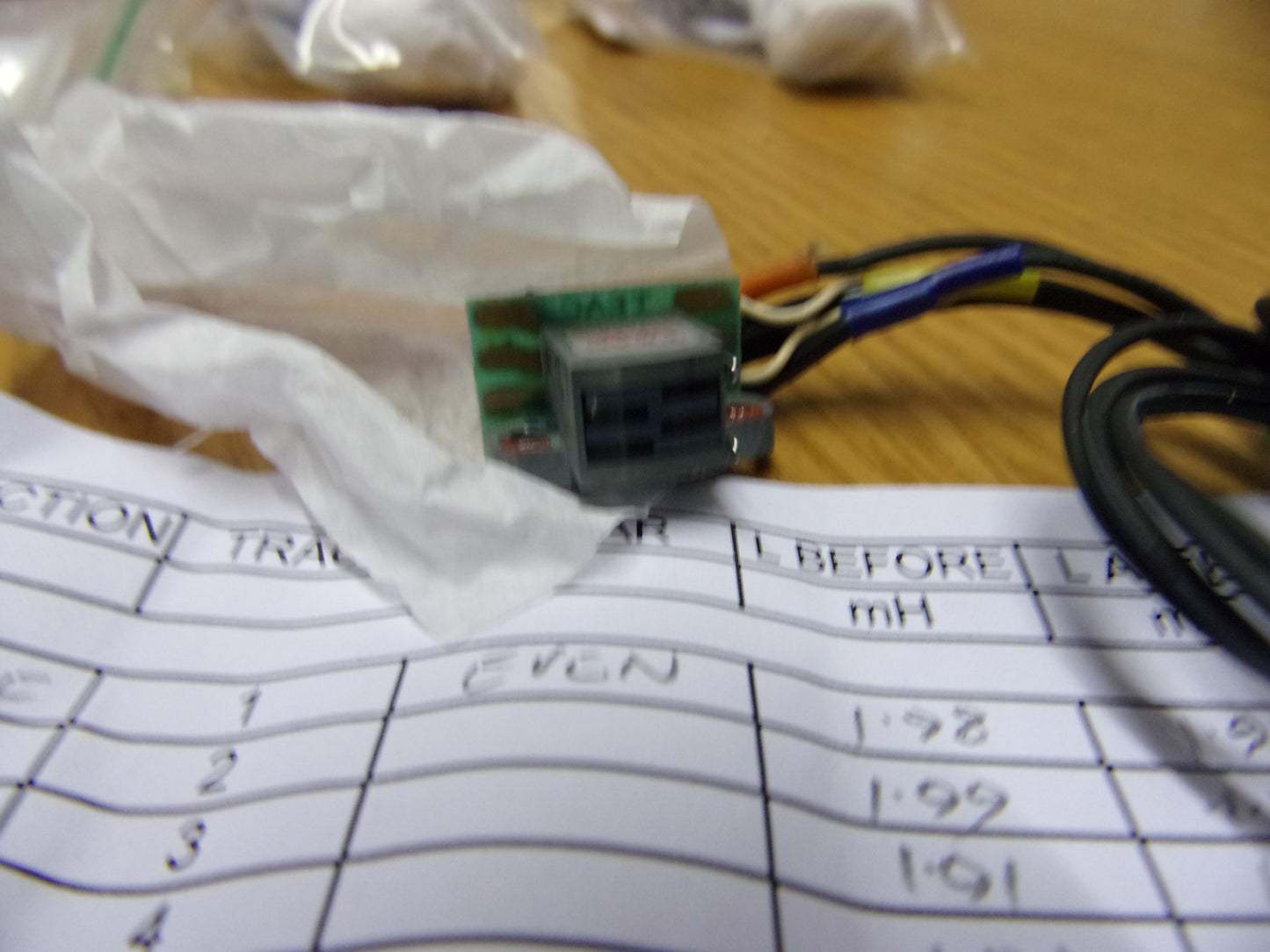 Teac 244 246 and others erase head 53786009 all 4 channels White 8 pin Molex relapped
