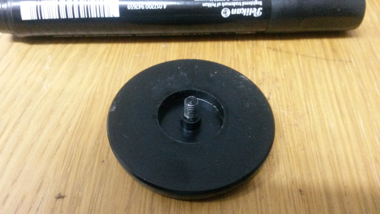 Fostex E-16 large roller guide and rubber styles caps Black