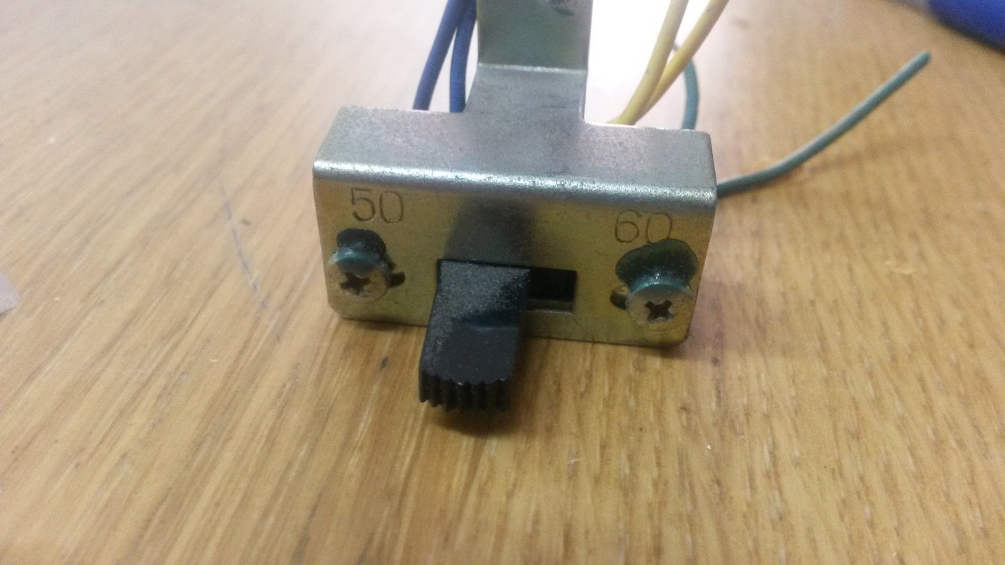 Teac A-3340 mains frequency selector switch