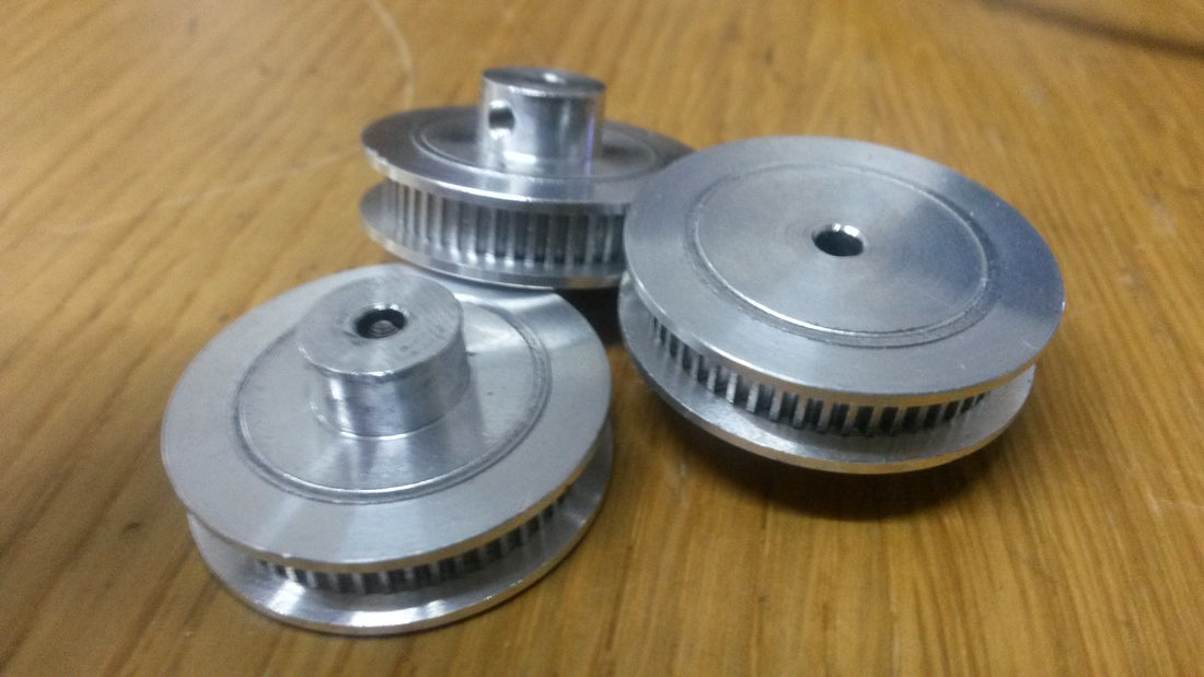 Fostex R8 metal pulley motor cogs are in