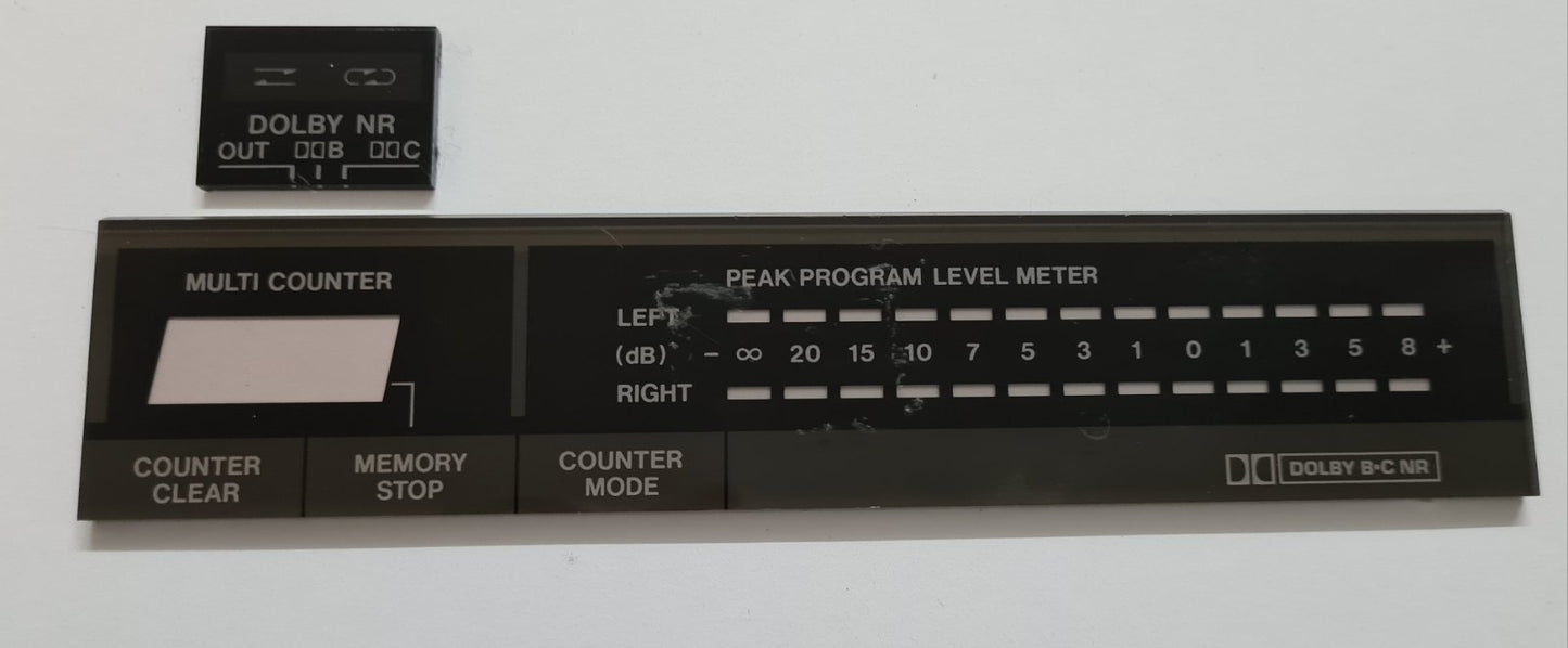 Tascam 112R Perspex VU  cover