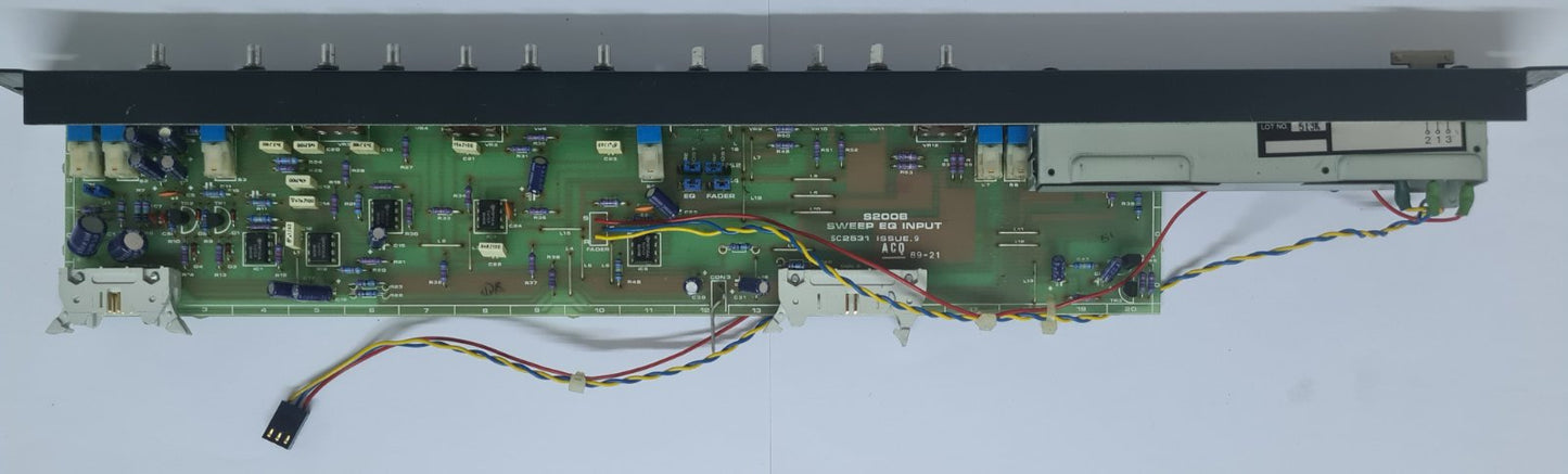 Soundcraft Series 200 BVE input channel 2107 pcb SC2531 iss 9