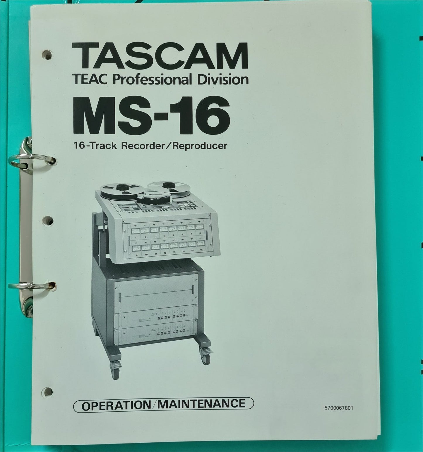 Tascam MS-16 original Service Manual