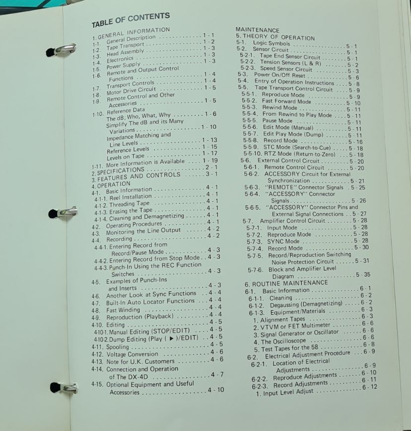 Tascam 58 service manual