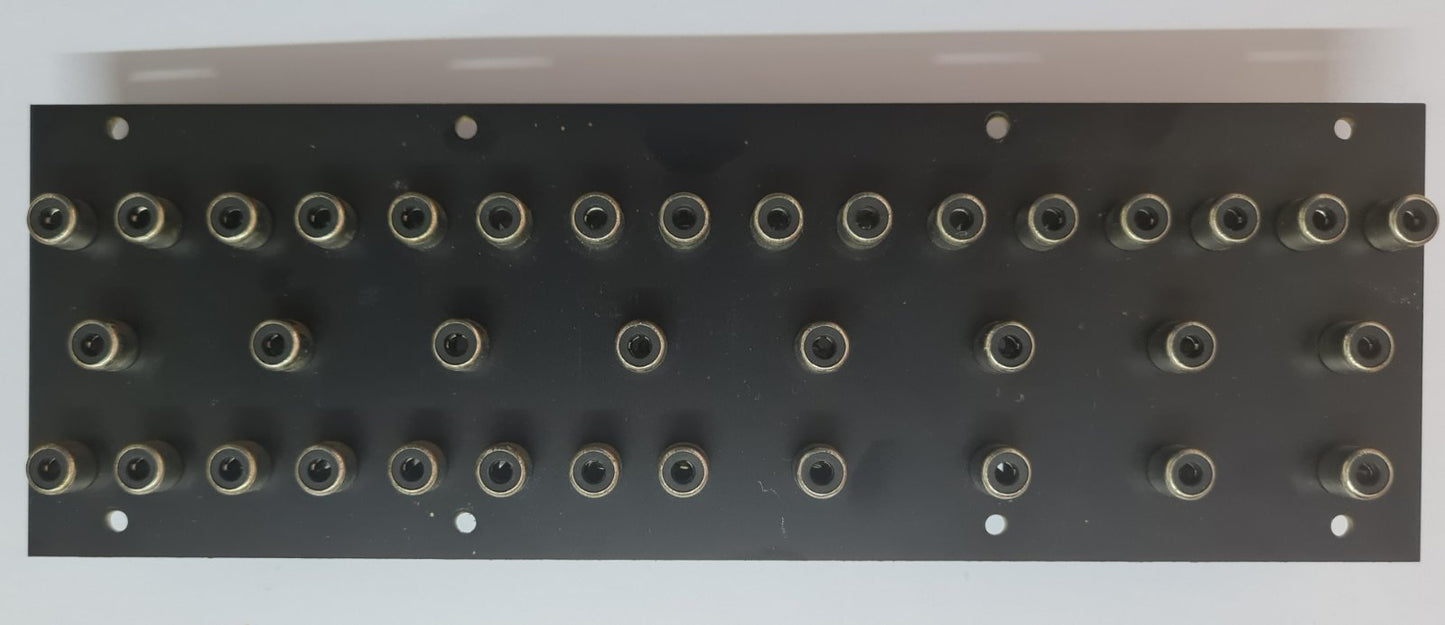 Teac series  3 mixer 36 way paxolin phono panel