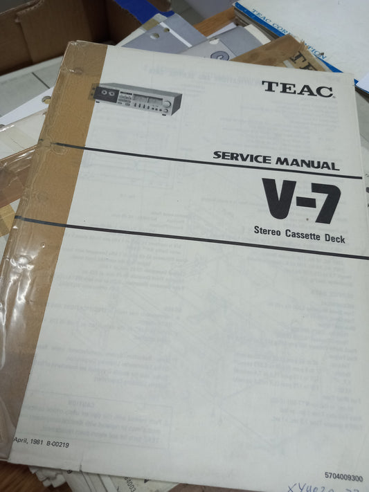 Teac V-7 Service manual