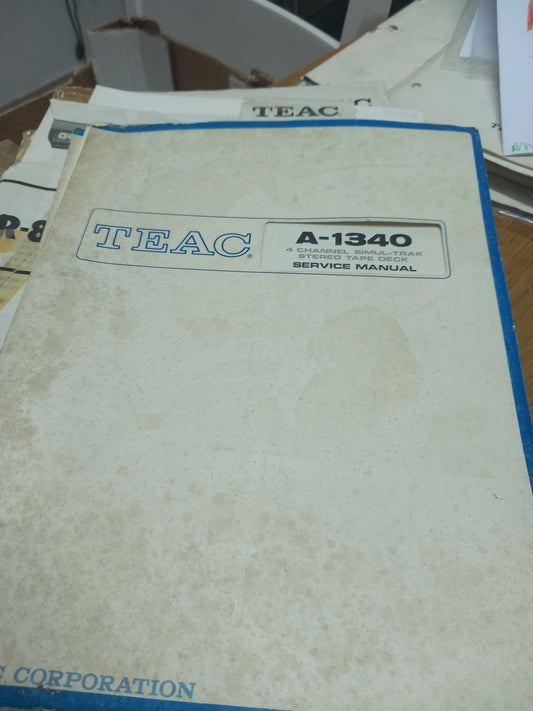 TEAC A-1340 SERVICE MANUAL