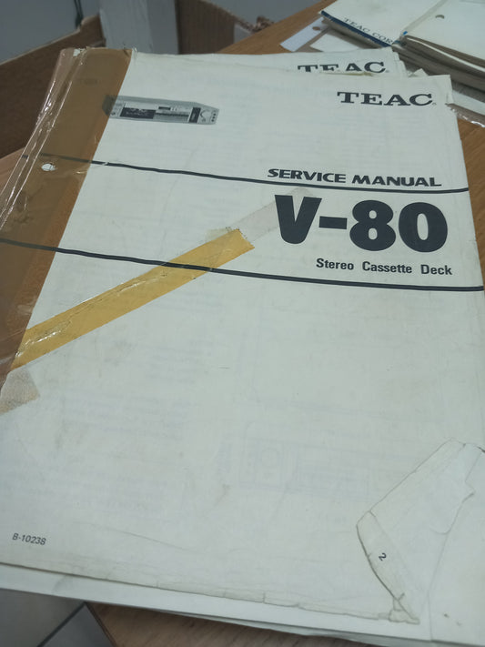 TEAC V-80 SERVICE MANUAL
