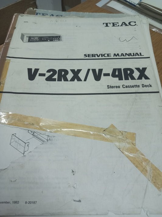 TEAC V-2RX V-4RX SERVICE MANUAL