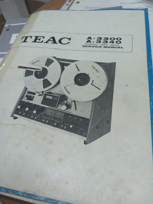TEAC A-3300 A-3340 SERVICE MANUAL