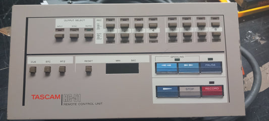 RC-51 Tascam 58 (maybe 48 as well) remote control with original cable and connector
